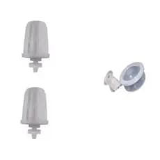 Kit 2 Vela Carvão Ativado + 1 Boia Filtro de Barro Plástico