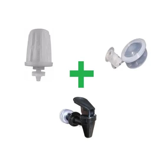 Vela Com Carvão Ativado Universal + Boia + Torneira Preta