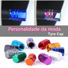 4 Peças tampa De pneu De 5 Cores À Prova D'água Acessórios Para Rodas De carro Tampas De Válvula Caminhões Bicicletas Li