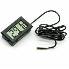 Termômetro Lcd Digital Com Fio Para Aquário Terrário Freezer Adega