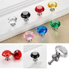 Maçaneta De Porta De Móveis De Cristal De 30 Mm , Gaveta , Promoção (Várias Cores Podem Ser Escolhidas)