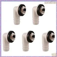 5X Ar Condicionado Ac Dreno Mangueira Conector Cotovelo Montagem Para Unidades Mini-Split E Janela Unidade 3/5 Polegada