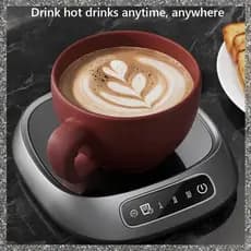 CoffeeMug Aquecedor De Copo De Mesa Com Desligamento Automático E Temporizador Inteligente Alimentado Por USB Termostato