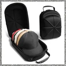 Bolsa De Transporte 1 Peça , Chapéu De Beisebol , Viagem , Caixa De Armazenamento Exibição , Material Eva , Boné Estojo