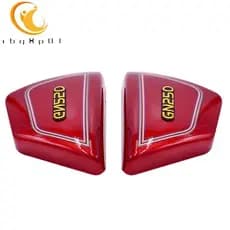 1 Par Direito & Esquerda Quadro Tampas Laterais Painéis Para Suzuki Peças Da Motocicleta Gn 250 Gn250 Gn250 Peças Da Motocicleta Preto