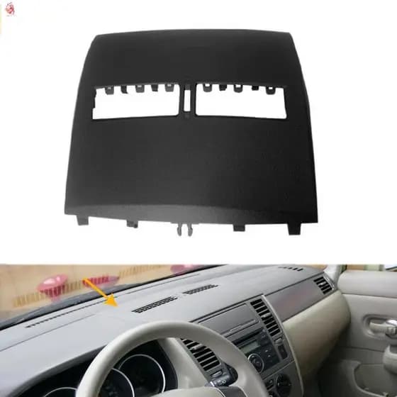 Saída De Ar Condicionado De Carro Painel De Acabamento-Instrument Ventilaçãos Capa Shell Para Nissan Tiida2005-2011Preto