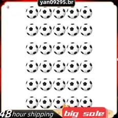 30Pack Mini Bola De Futebol De Estresse Esportiva Espuma Pequena Para Crianças Festa De Relaxamento De Alívio Do
