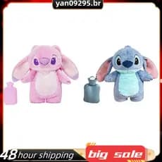 Stitch Winter Extra Large Plush Garrafa De Água Quente De Pelúcia Grande Anime Aquecedor Para Mulheres