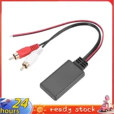 Adaptador De Música Rca Aux Cabo De Áudio Para Módulo Bluetooth Universal Sem Fio Carro