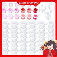 100 Tiras 600 Potes De Tinta Vazios Pintura Para Salas De Aula Escola Artes Artesanato Suprimentos , 3ml/0.1oz