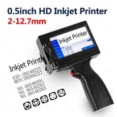 Impressora Jato De Tinta Portátil INKP03 HD 600 DPI Com Resolução 2-12.7mm