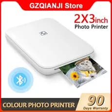 HPRT MT53 Impressora fotográfica colorida Impressão de fotos coloridas de 2x3 polegadas Bluetooth