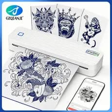 Mini Impressora Térmica tattoo A4 De Transferência Stencil Papel Para Tatuagem Impresso Por Bluetooth