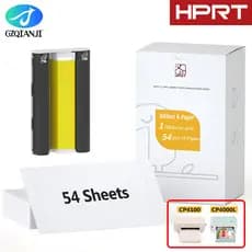 Papel Fotográfico Colorido Original HPRT 10x15cm Sublimação Térmica Para Impressora Fotográfica CP4000L CP4100