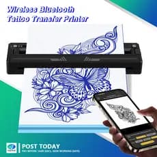 Impressora De Transferência De Tatuagem M8 Sem Fio Bluetooth Compatível Com Celular E PC
