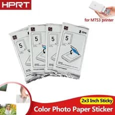Papel De Impressão Fotográfica Colorida HPRT Com Adesivo Para MT53