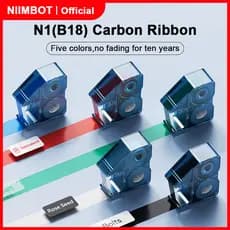 NIIMBOT N1 Etiqueta De Fita De Cetim/Carbono Especial Para Presente De Aniversário,Feliz Nata