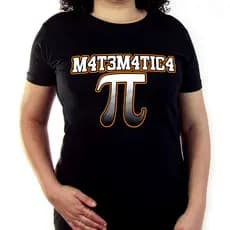Camiseta Camisa Matemática Professor Faculdade Feminina