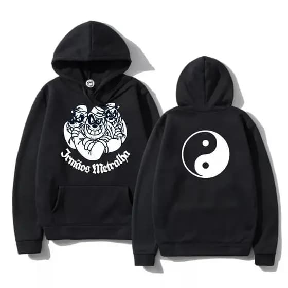 Moletom Blusa De Frio Moletom Irmãos Metralha Tony Country Capuz Bol Top