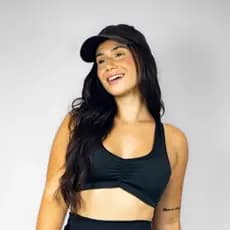 Top Feminino Fitness Nadador Academia com Bojo Removível
