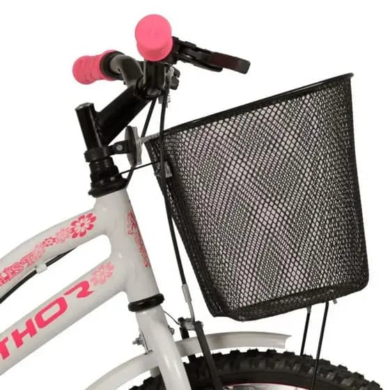 Cesta Grande de Transporte Cestinha Reforcada para Bicicleta Aro 24 e 26 Bike