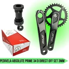 Pedivela Absolute Prime 34 Dentes Direct Off Set 3mm 10v 11v 12v Para Bike Bicicleta Original