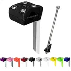 Suporte Guidão 22,2 Mesa Mesinha Bicicleta Stand Cross + Expander Diversas Cores