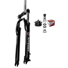 Garfo Suspensão Bike Aro 29 Absolute Mxfk18 Aheadset Com Trava + Caixa De Direção