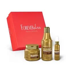Kit Presente Banho De Verniz Forever Liss