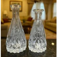 Conjunto Com 5 Vasos De Vidro 200ml ou 100ml Para Mesa Posta Decoração Lembrancinhas