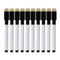 Caneta preta para Quadro Branco com Apagador na tampa