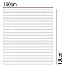 Persiana de PVC Horizontal 160x130cm - Branco