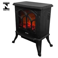 Aquecedor Elétrico Lareira Retrô Chama 3D - 220v