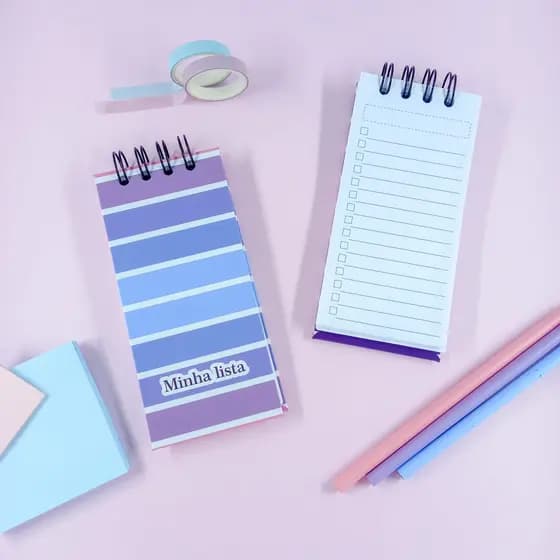 Bloco To Do List - Caderno de listas - Lista de compras afazeres pedidos to do tarefas planejamento