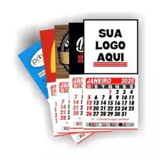 Mini Calendário personalizado 2026 - Personalizado para Lembrancinha ima geladeira