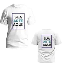 Camiseta Infantil Personalizada FRENTE E COSTA