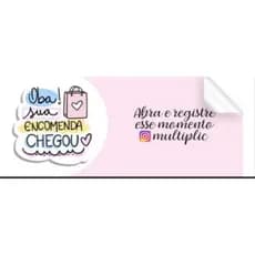tags adesiva Sua Encomenda Chegou 50 unid