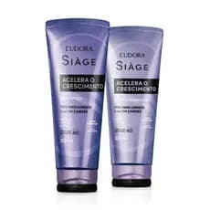 Kit para cabelos Eudora Siàge para vários  tipos de cabelo shampoo com 250ml e condicionador com 200ml