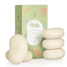 Sabonete Mamãe e Bebê Natura com 5 unidades de 100g cada