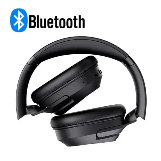 Fone Ouvido Bluetooth Havit H612BT v5.4 50h Bateria Gamer dobrável headphone sem fio Microfone p2
