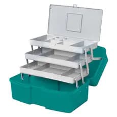 Maleta Fashion Bag com 3 Bandejas Clinicas Pesca Maquiagem Manicure Dentista Odonto Caixa Organização