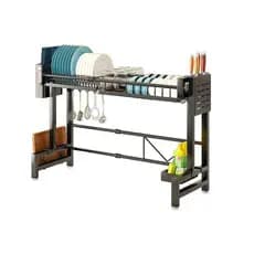 Escorredor De Louça Kitchen Rack Aço 60cm/95cm Ajustável