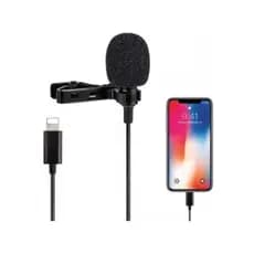 Microfone Para iPhone De Lapela Lightning Lives Youtuber