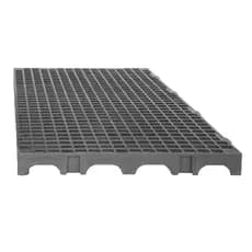 Estrado Piso Palete Deck de Plástico 25X50X2,5 Cinza
