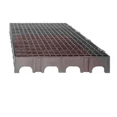 Piso Estrado Palete Deck de Plástico 25x50x5,0 Cinza, Estrado para camâra fria