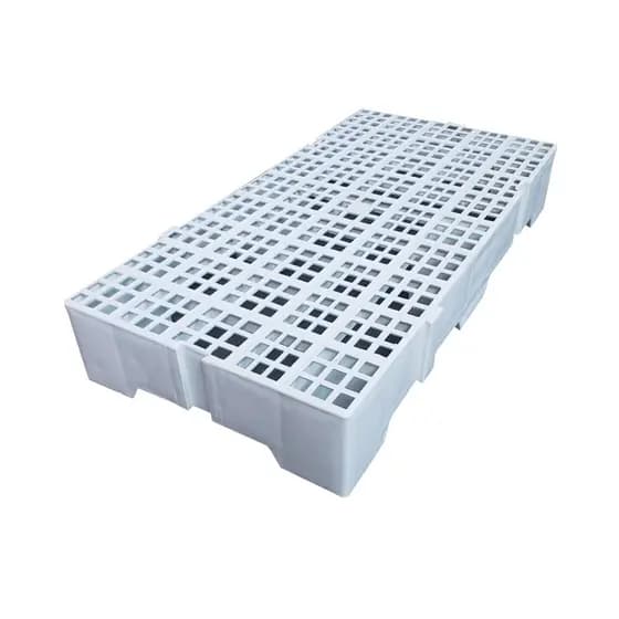 Estrado Plástico Modular 41x82cm - 13 cm de altura - Branco