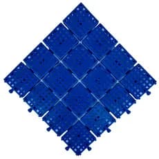 Piso Flexível 25X25X2 Azul