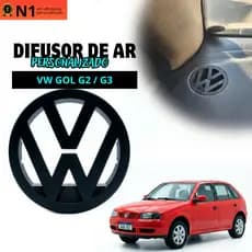 Kit com 2 Difusor Ar Painel Gol G3 G4 Parati Saveiro Grade Saída Ar Acabamento Moldura Tampa
