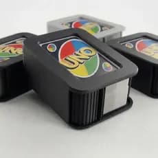 Porta Cartas De Correr Para Uno Deck Box Baralho Organizador Suporte