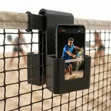 Suporte de Celular para Rede de Beach Tênis Paddle Volei Duplo - Tamanho Grande e Resistente